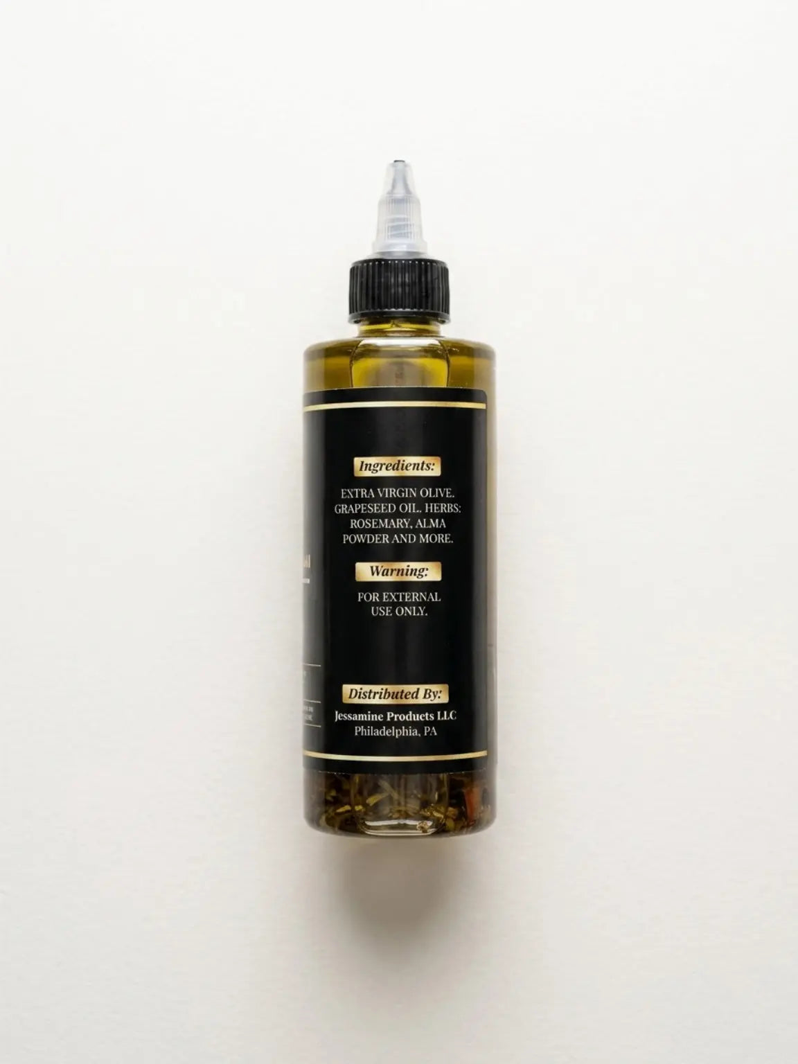 Bottle of My Store Rosemary Hair Growth & Scalp Oil with rosemary sprigs, designed to promote healthy hair growth and scalp health.